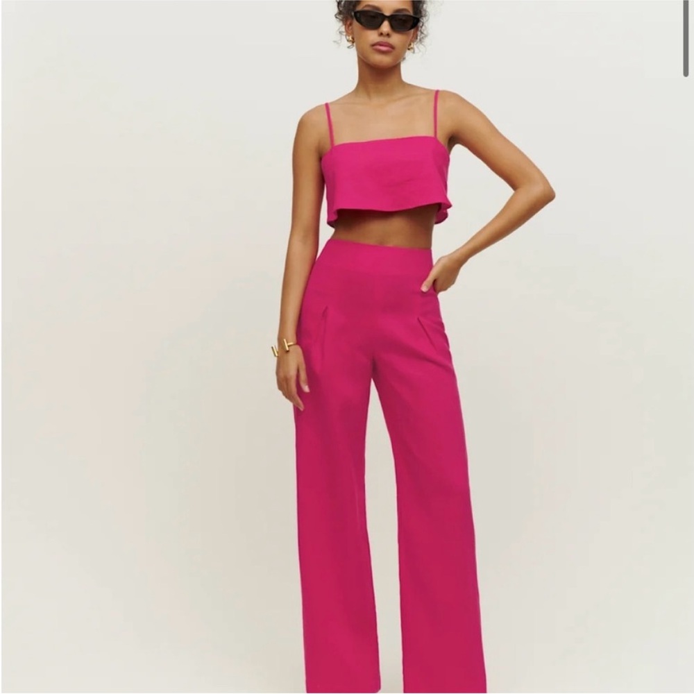Reformation Cleo Linen Two Piece Set